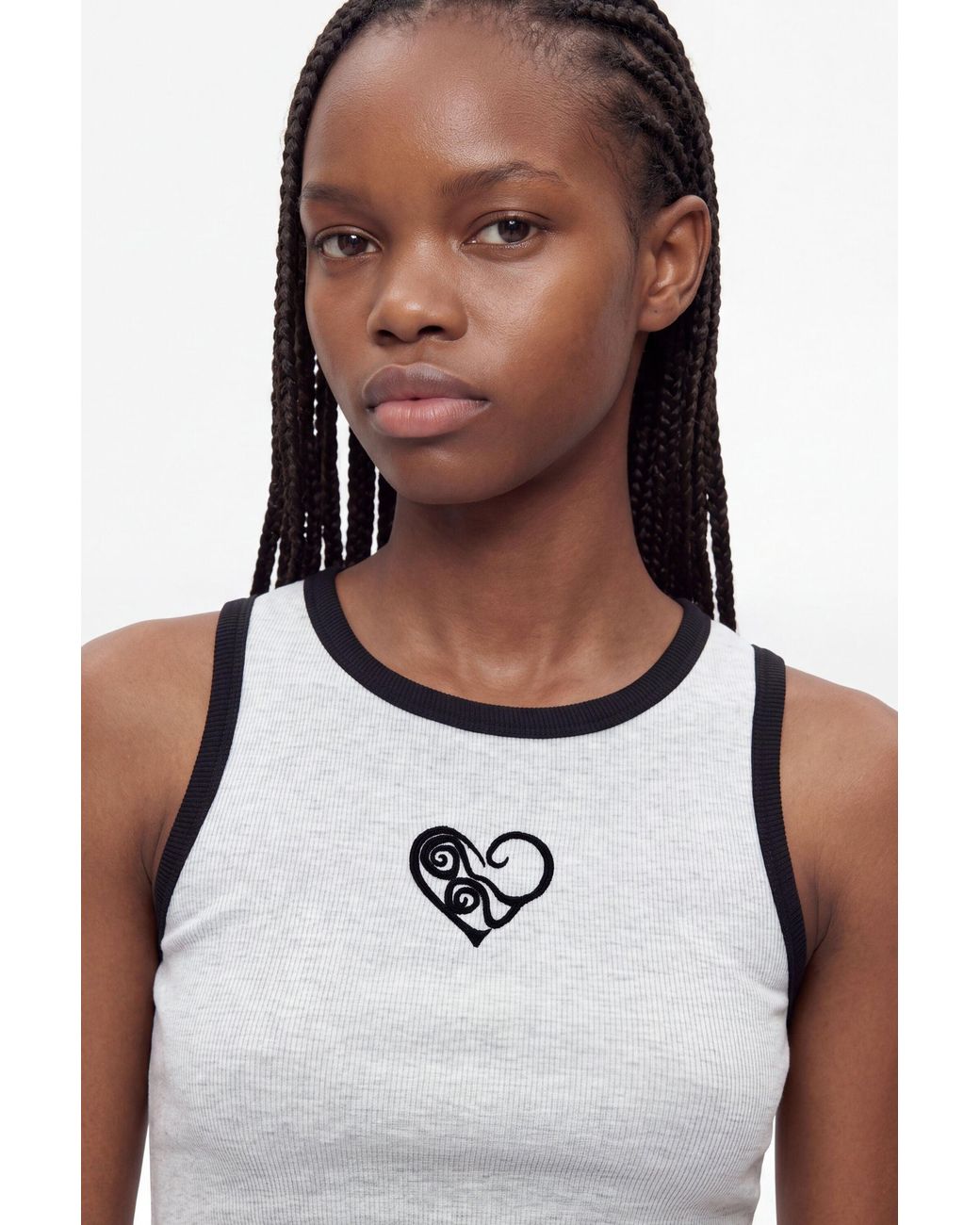 Desigual White Sleeveless T-Shirt 100% Cotton, Cotton