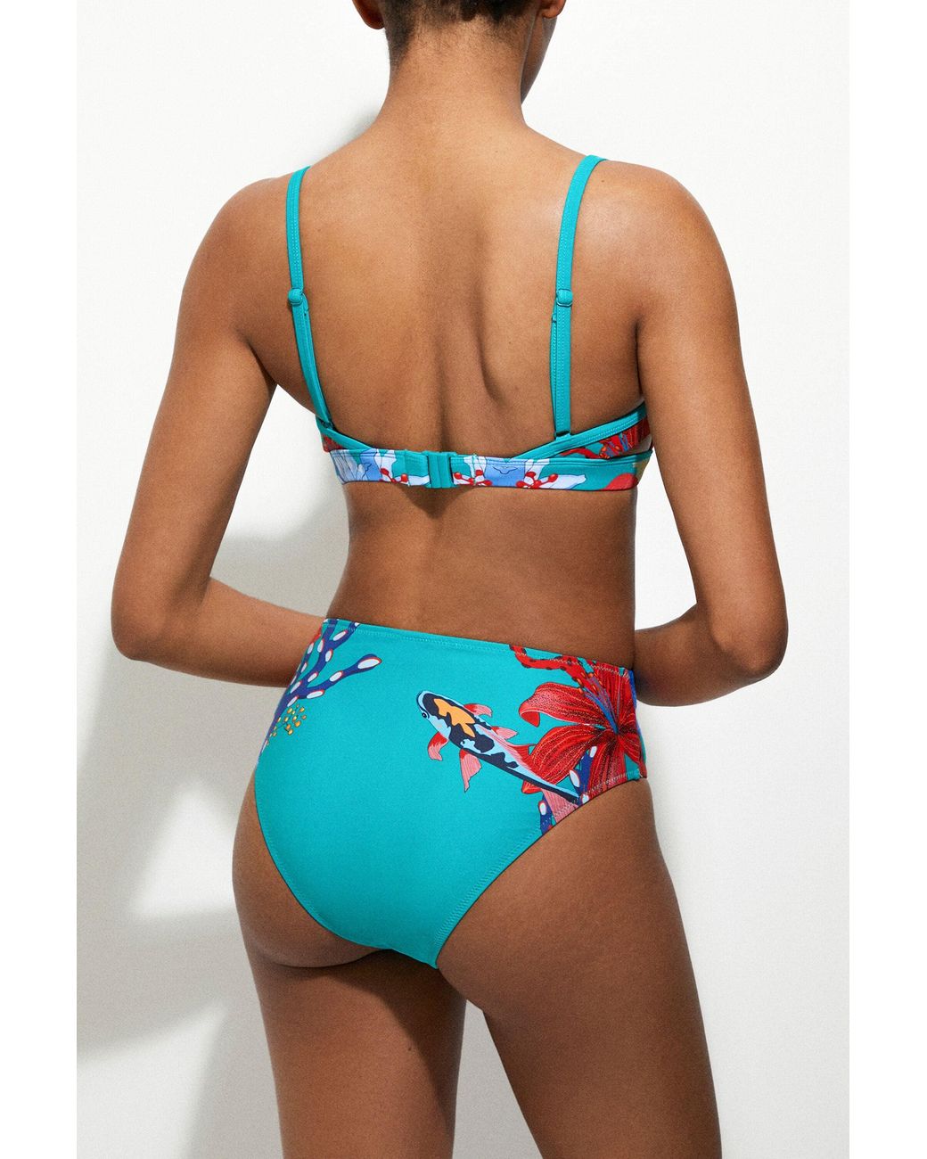 Desigual Blue Attina I Bikini Top-turquoise-wmk175013