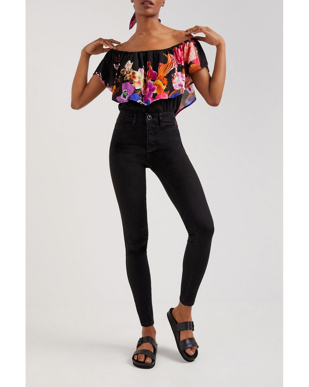 Desigual Red M. Christian Lacroix Bodysuit