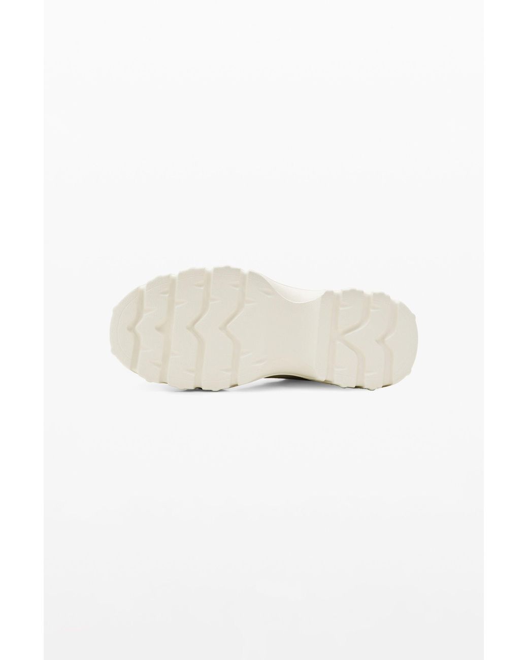 Desigual White Chunky Leather Sneakers, Cow Leather