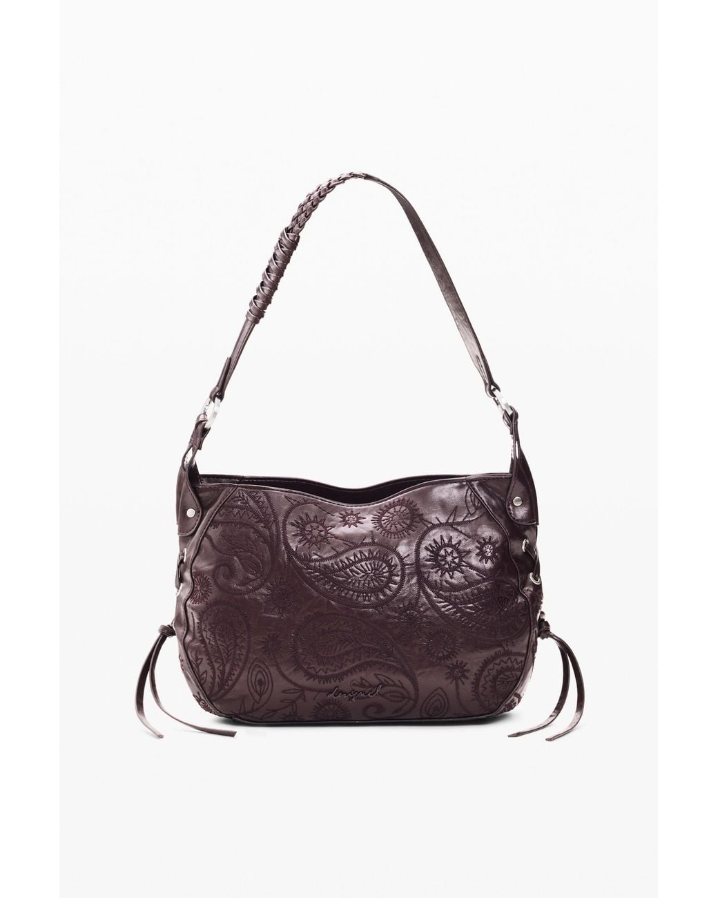 Desigual Purple Medium Shoulder Bag, Polyurethane
