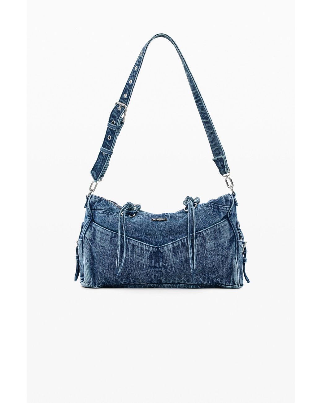 Desigual Blue Medium Bag, Cotton