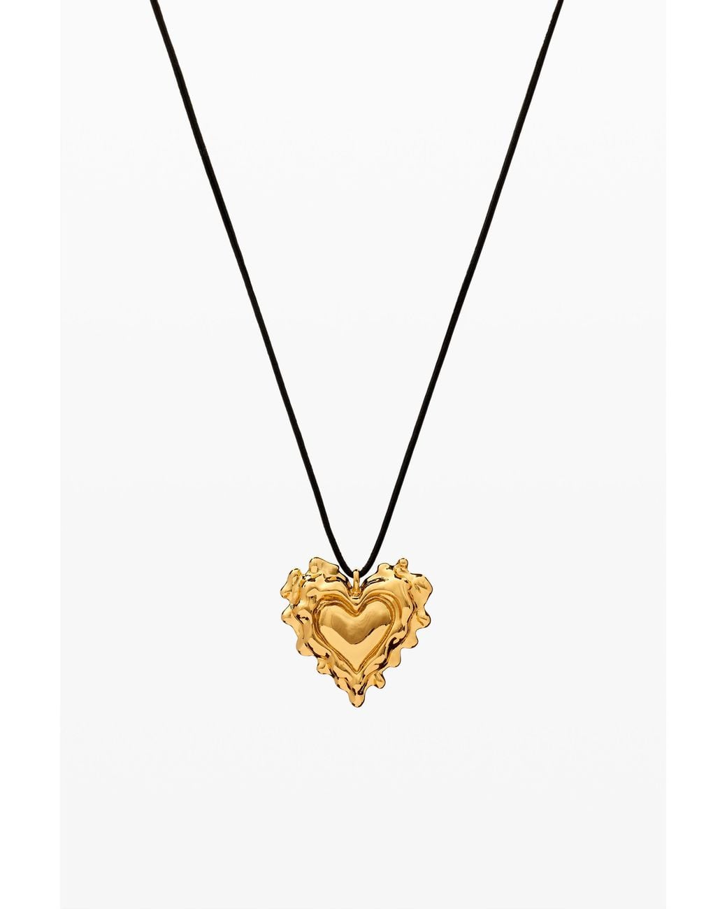 Desigual Metallic Heart Pendant Zalio