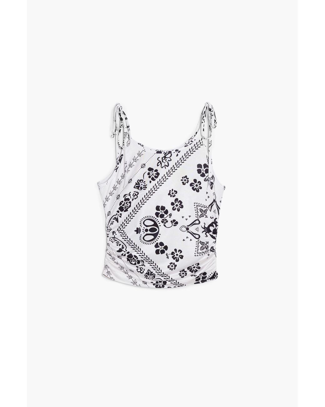 Desigual Blue Bandana Tank Top, Polyester