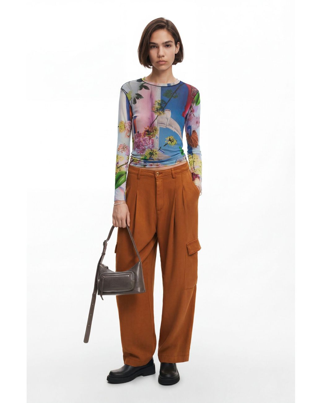 Desigual Multicolor Printed T-Shirt M. Christian Lacroix, Polyester