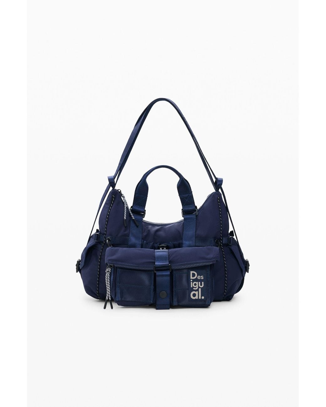 Desigual Blue Medium Backpack, Polyamide