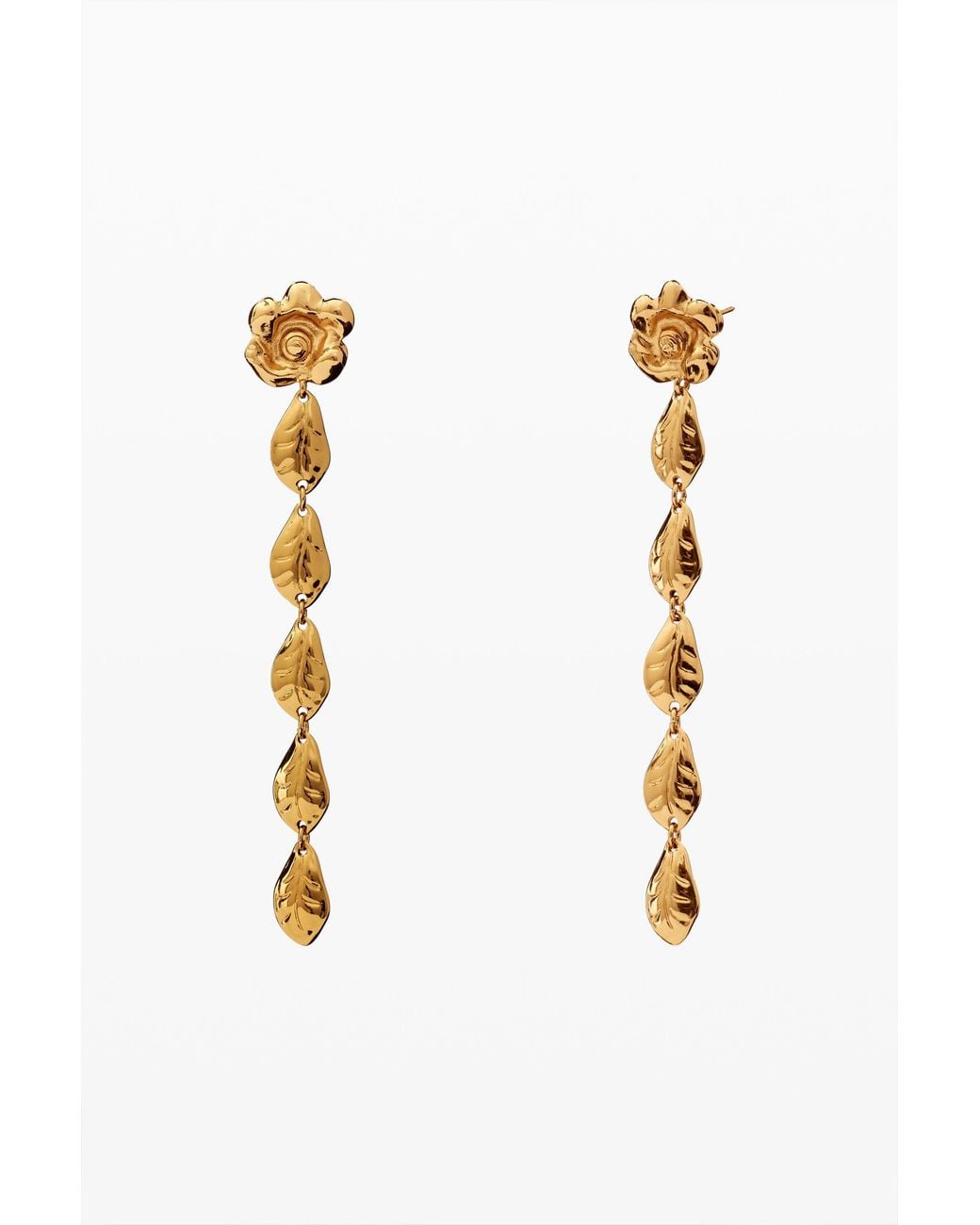 Desigual White Golden Zalio Earrings