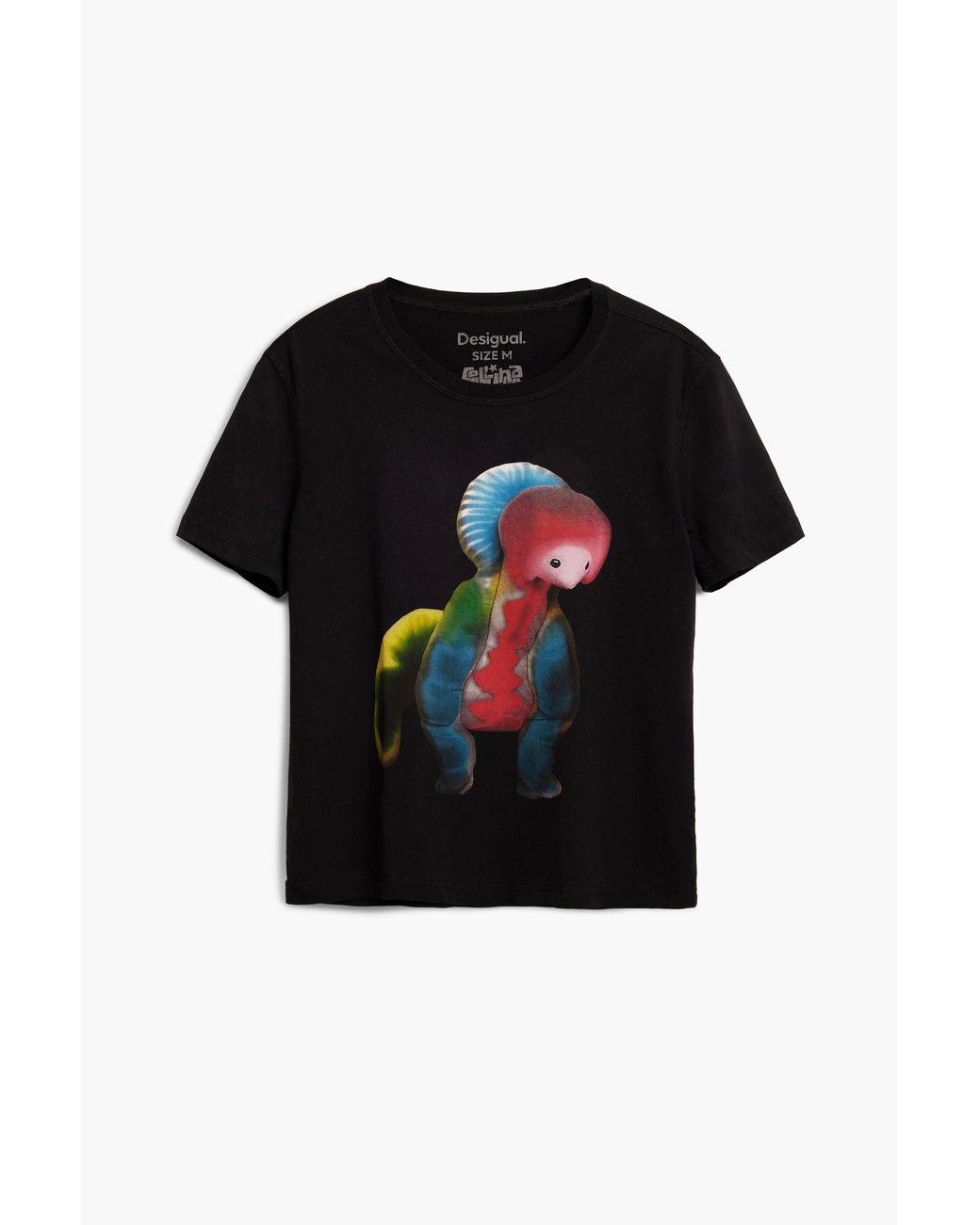 Desigual Blue Collina Strada Reversible T-Shirt, Cotton