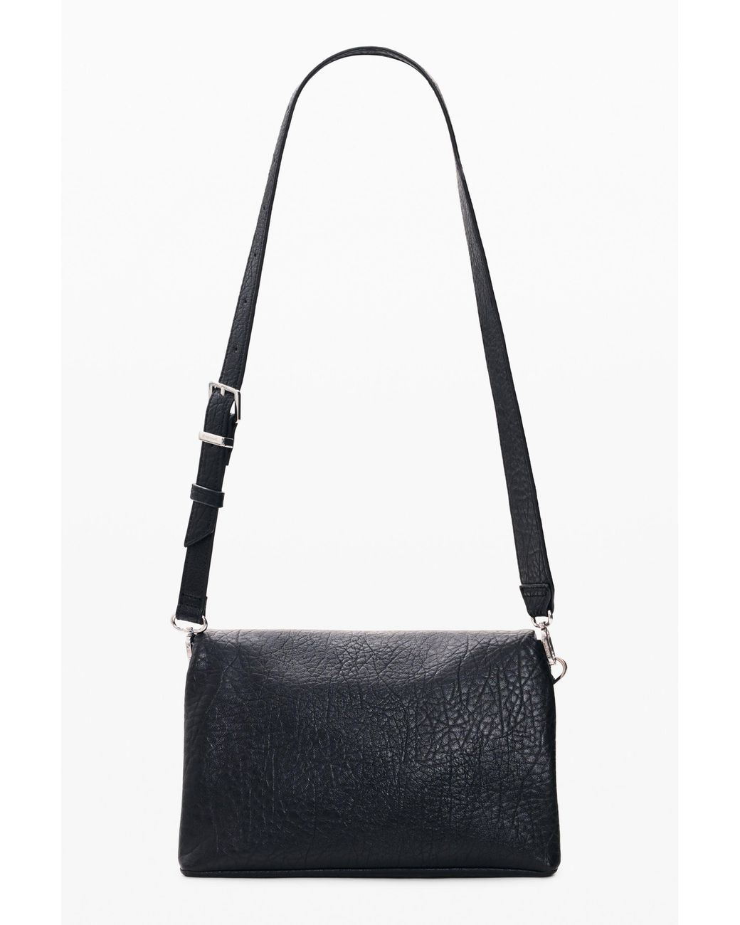 Desigual Black Medium Quilted Bag, Polyurethane