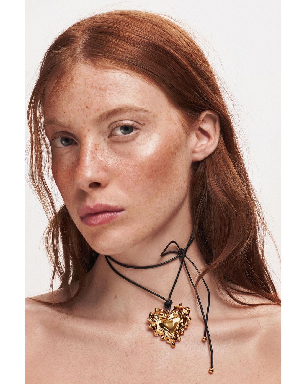 Desigual Metallic Heart Pendant Zalio