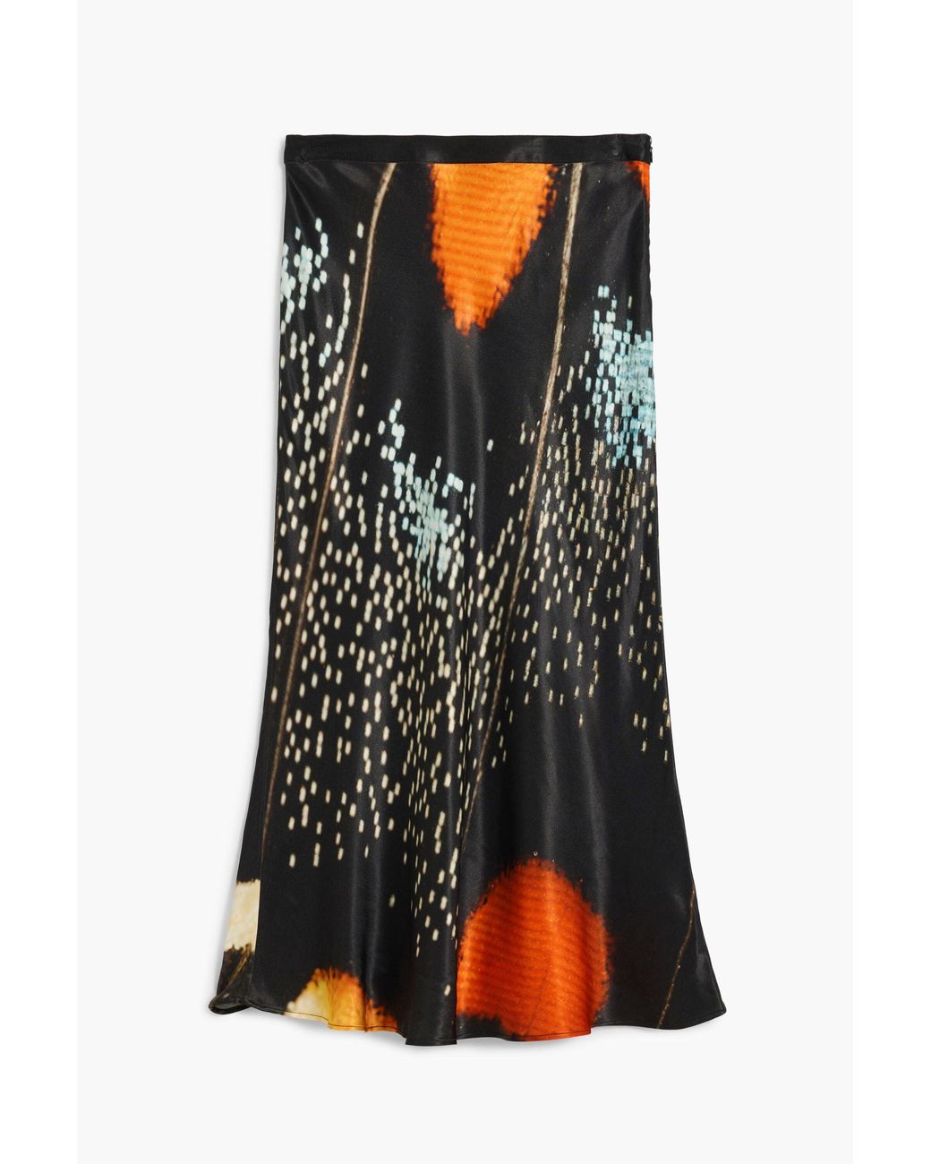 Desigual Black Skirt Designed By Mr. Christian Lacroix, Viscose