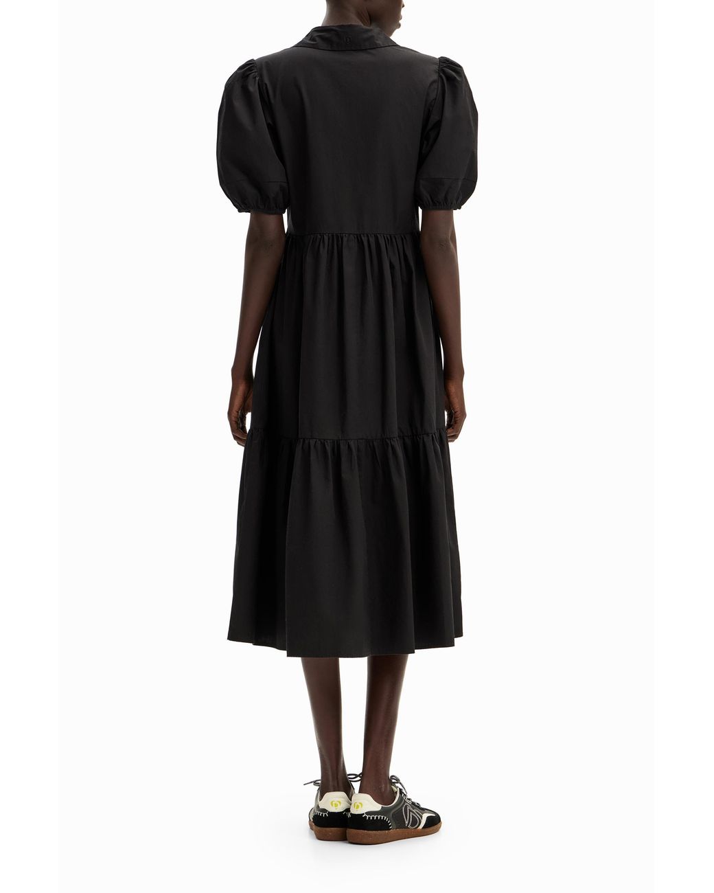 Desigual Short Floral Dress Black