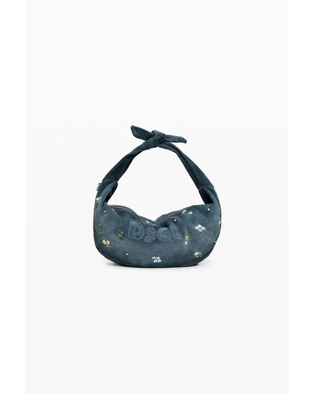 Desigual Blue Bag With Leather Effect, Cow Leather