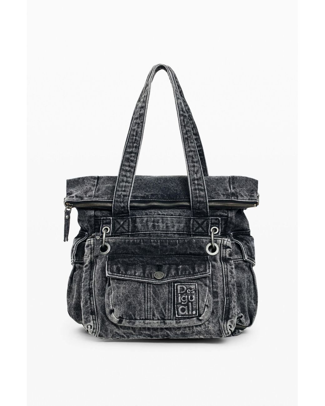 Desigual Black Large Backpack