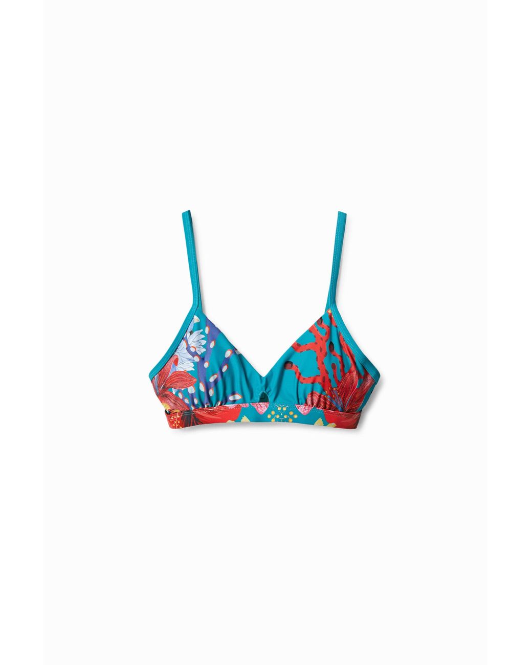 Desigual Blue Attina I Bikini Top-turquoise-wmk175013