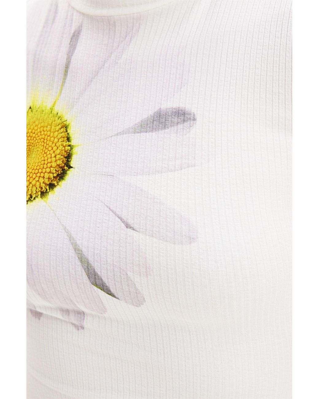 Desigual White M. Christian Lacroix Short Daisy Dress, Viscose