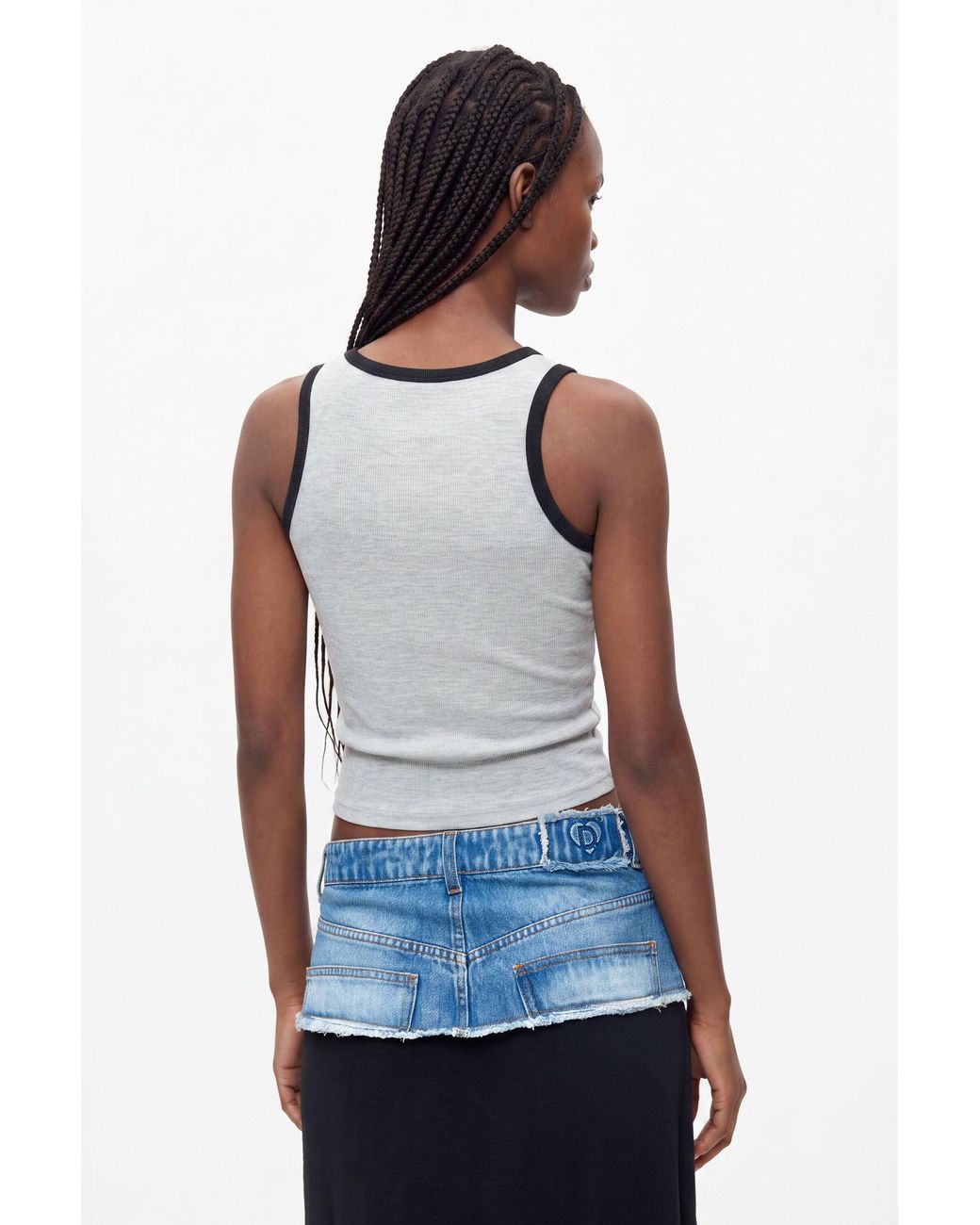 Desigual White Sleeveless T-Shirt 100% Cotton, Cotton
