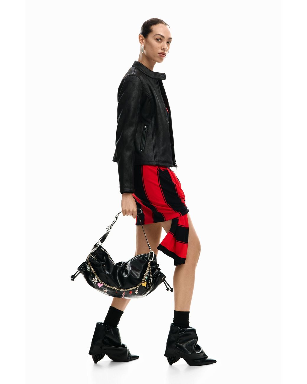 Desigual Black Crossbody Bag, Polyurethane