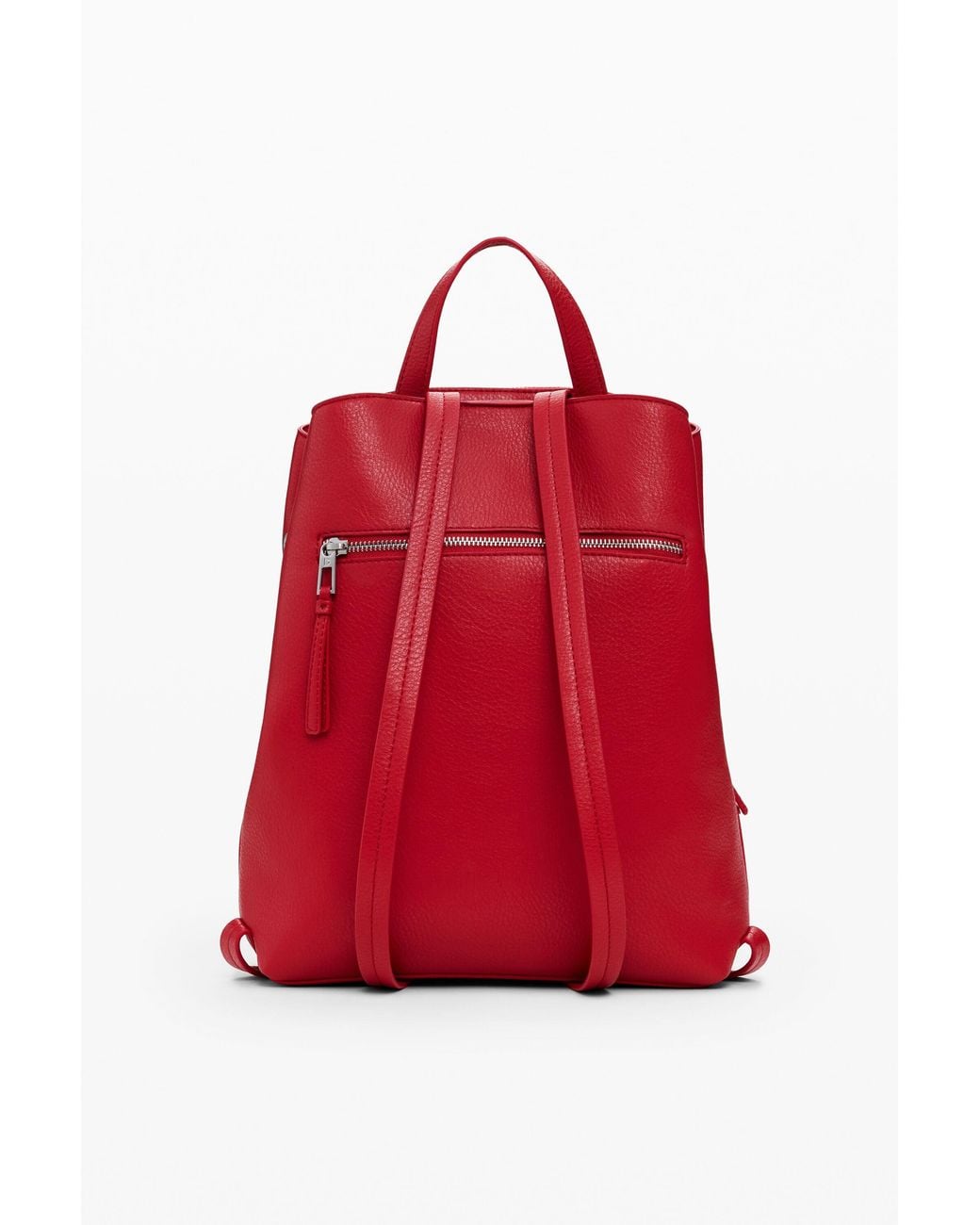 Desigual Red Medium Studded Backpack