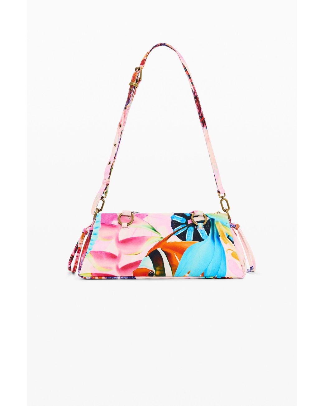 Desigual Metallic Bag Designed By Mr. Christian Lacroix, Cotton