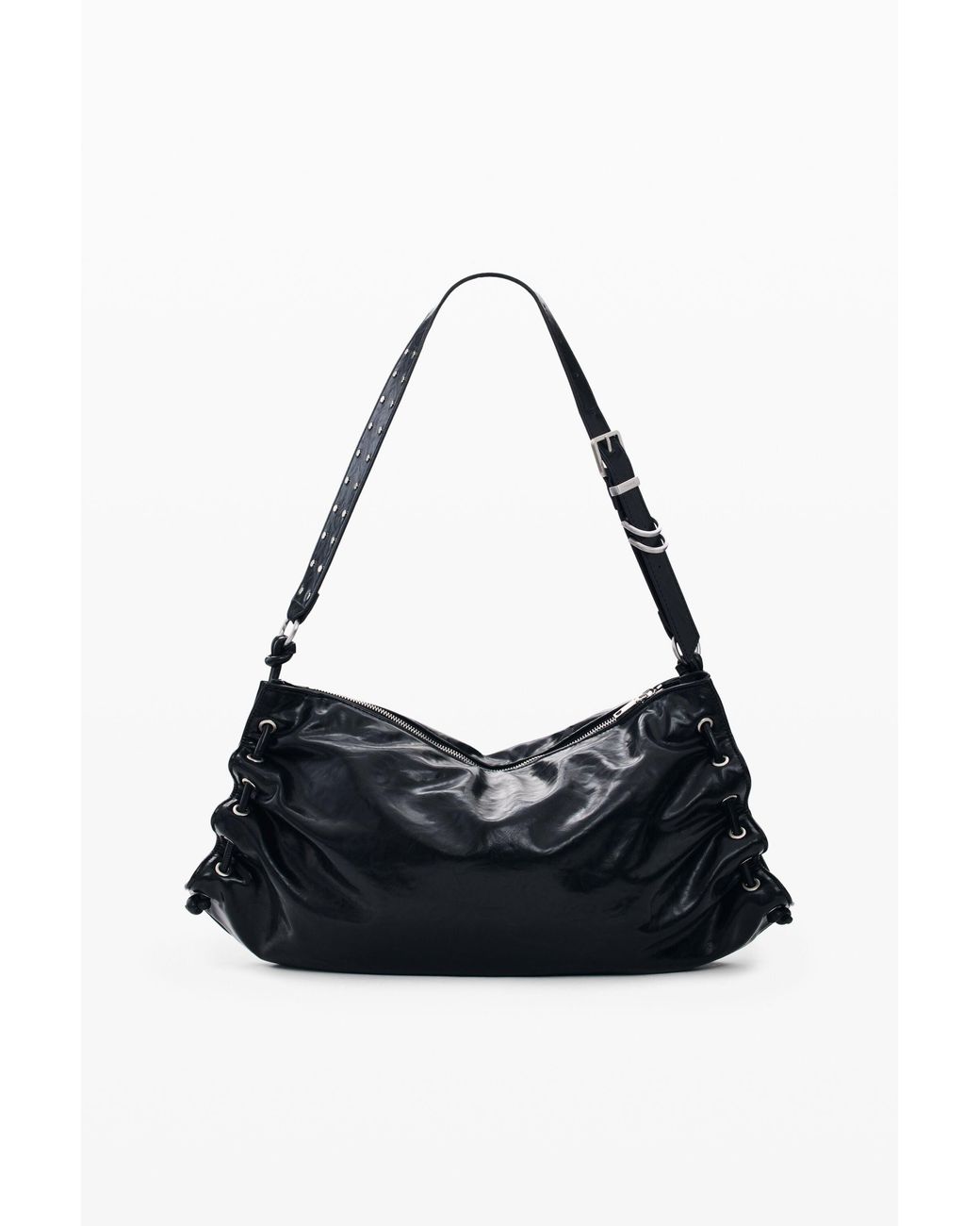 Desigual Black Crossbody Bag, Polyurethane