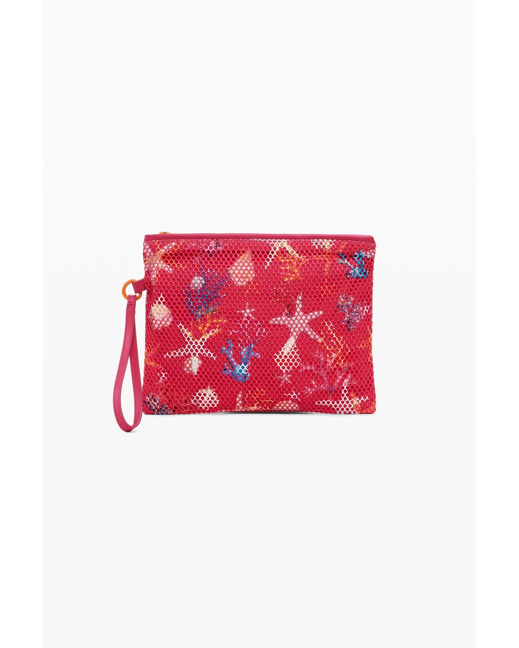 Desigual Medium Star-Textured Toiletry Bag, Polyester