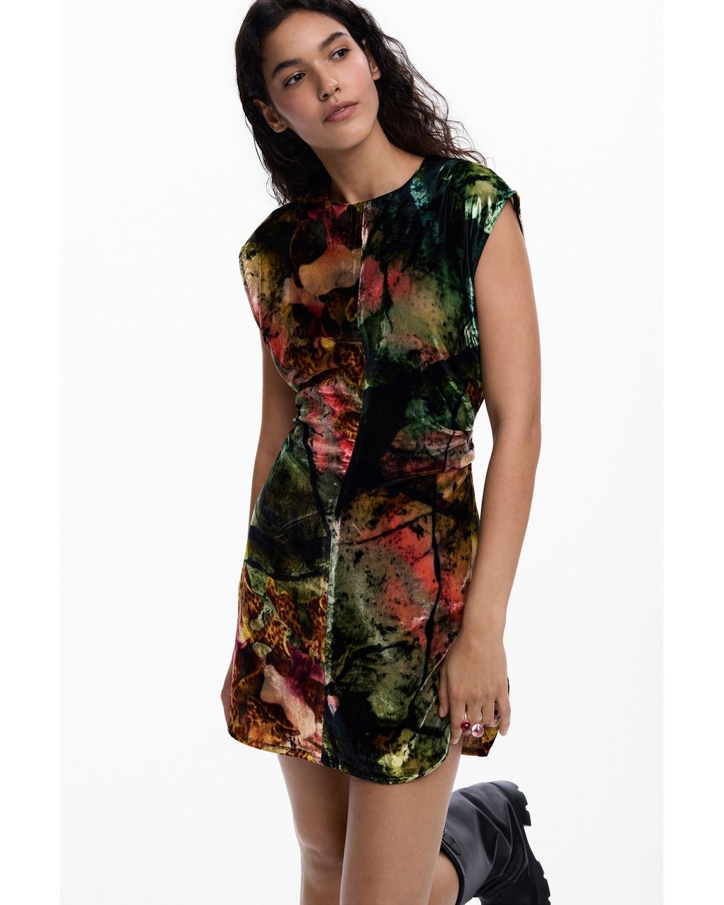 Desigual Black Dress Designed By Mr. Christian Lacroix