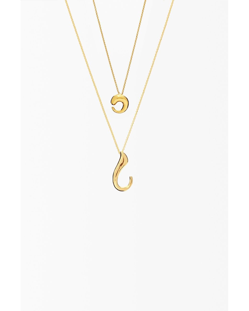 Desigual White Zalio Chain Pendant