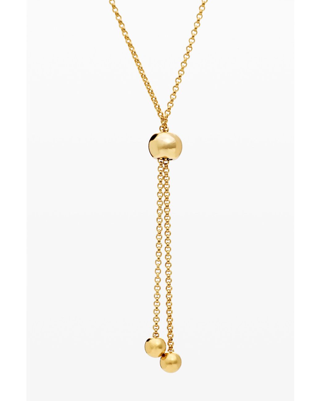 Desigual White Zalio Chain Pendant