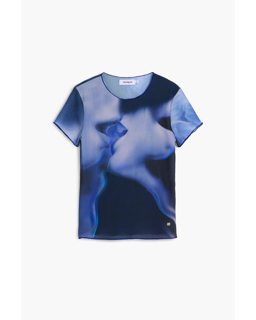 Desigual Blue Kiss Short-Sleeve T-Shirt