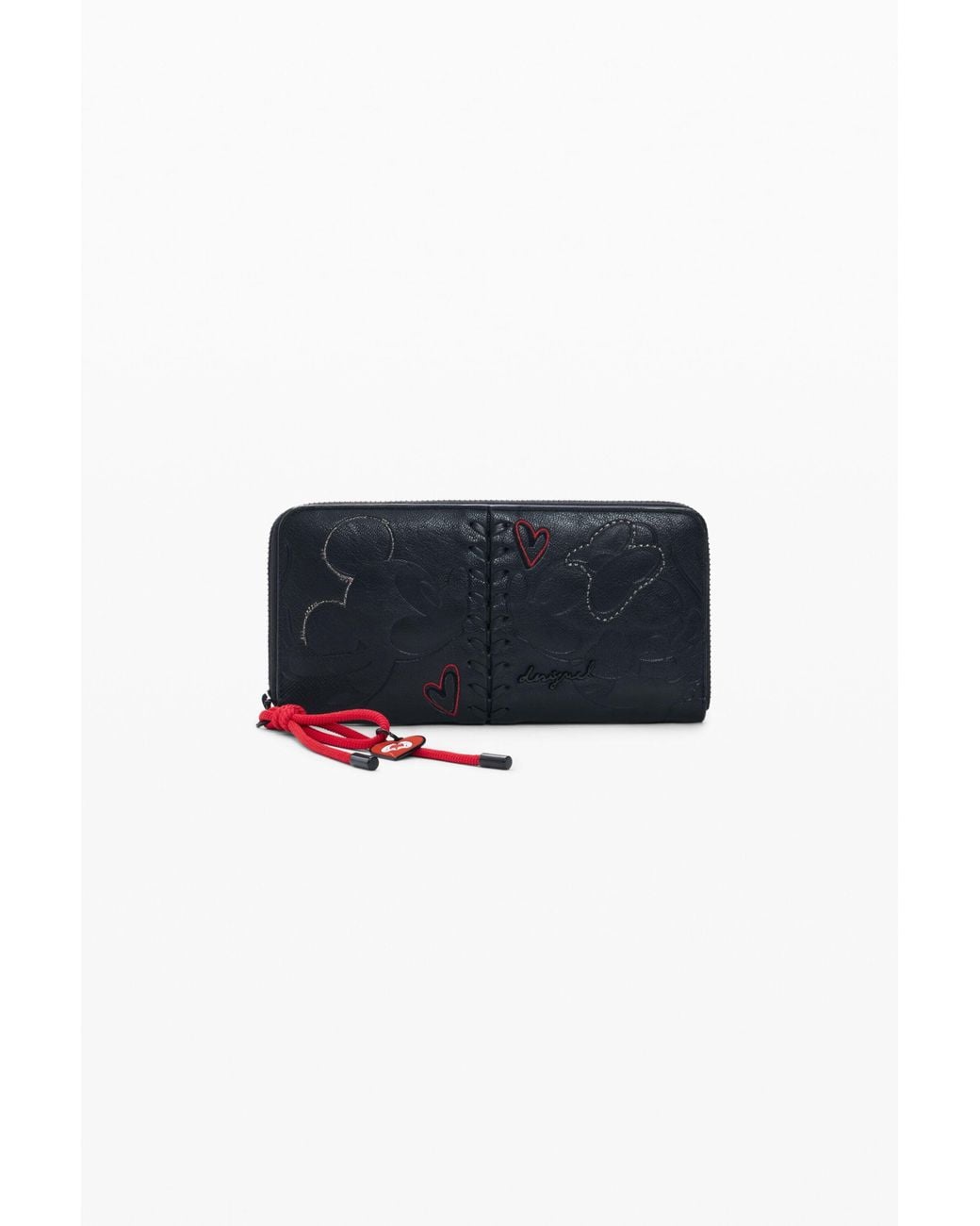 Desigual Blue Large Mickey Mouse Wallet, Polyurethane
