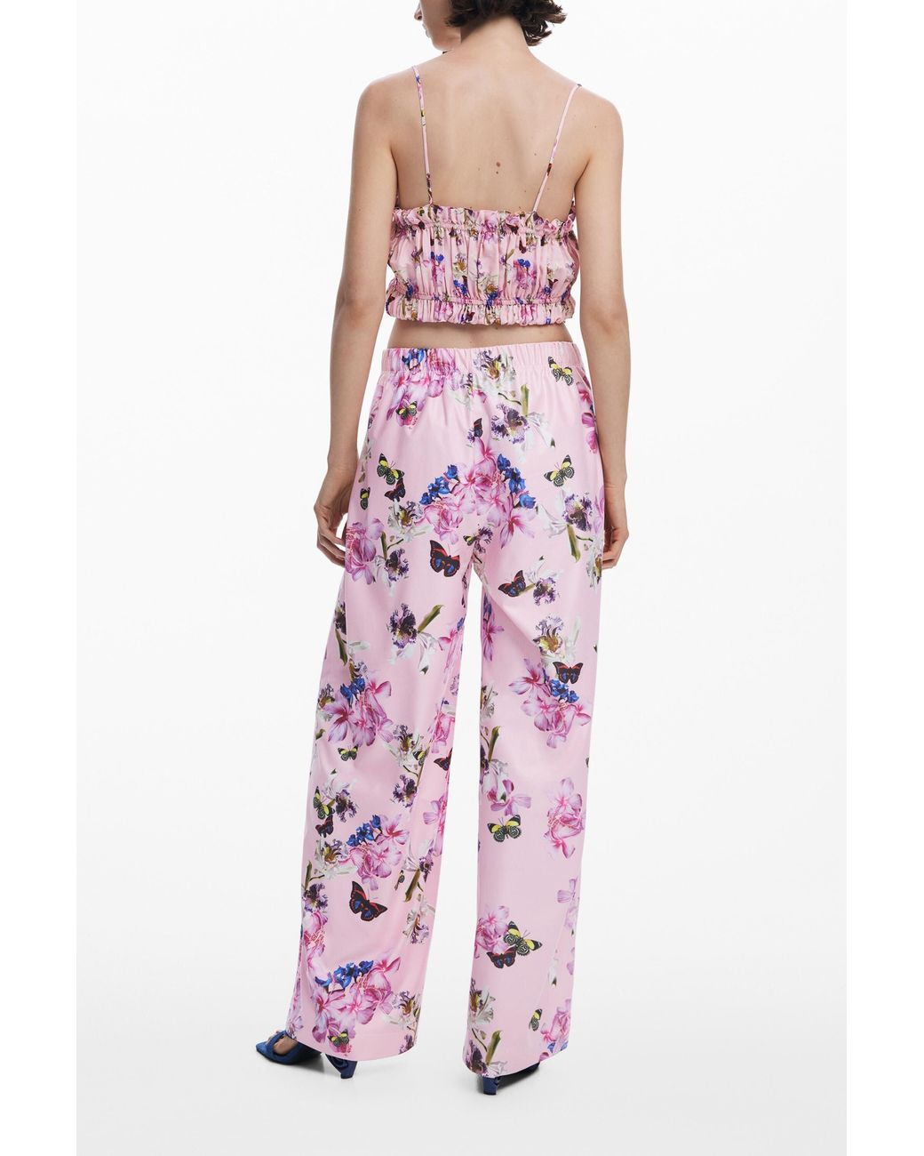 Desigual Pink Trousers Designed By Mr. Christian Lacroix