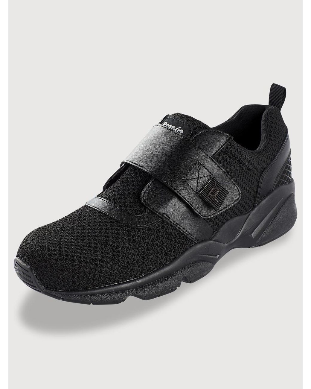 Propet Black Big & Tall Stability X Strap for men