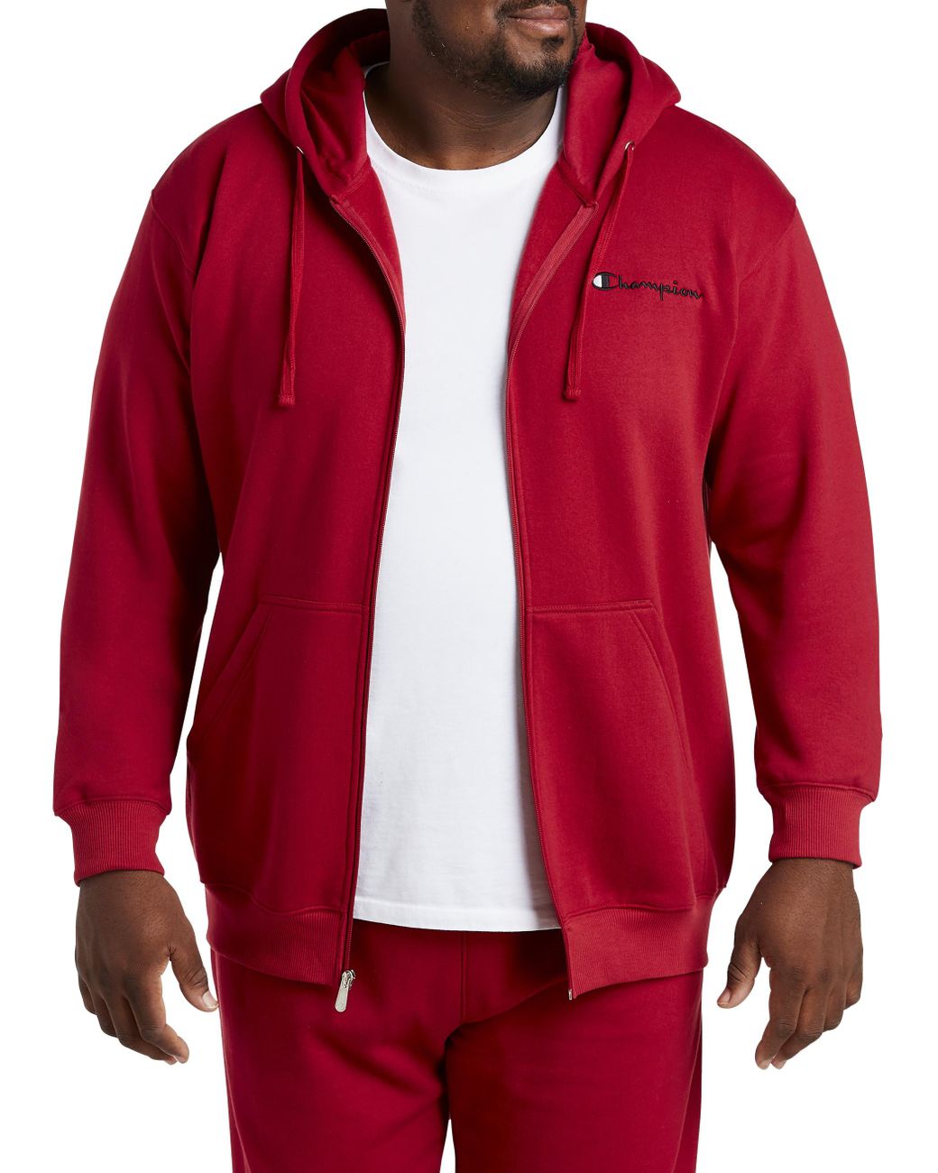 champion full zip jacket script logo