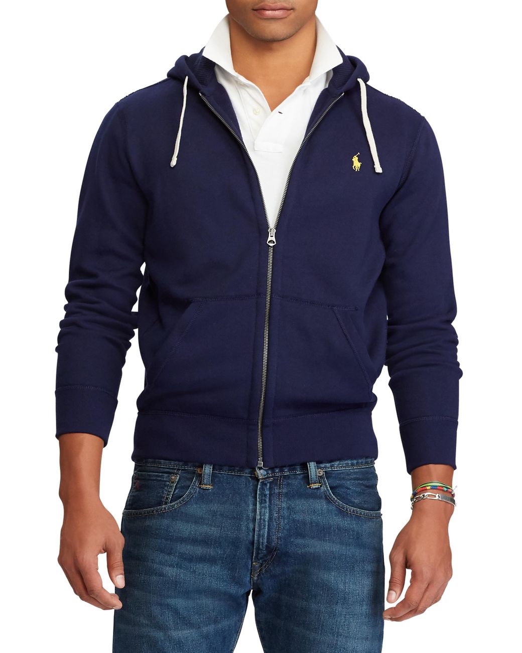 Polo Ralph Lauren Big & Tall Full-zip Hoodie in Blue for Men - Lyst