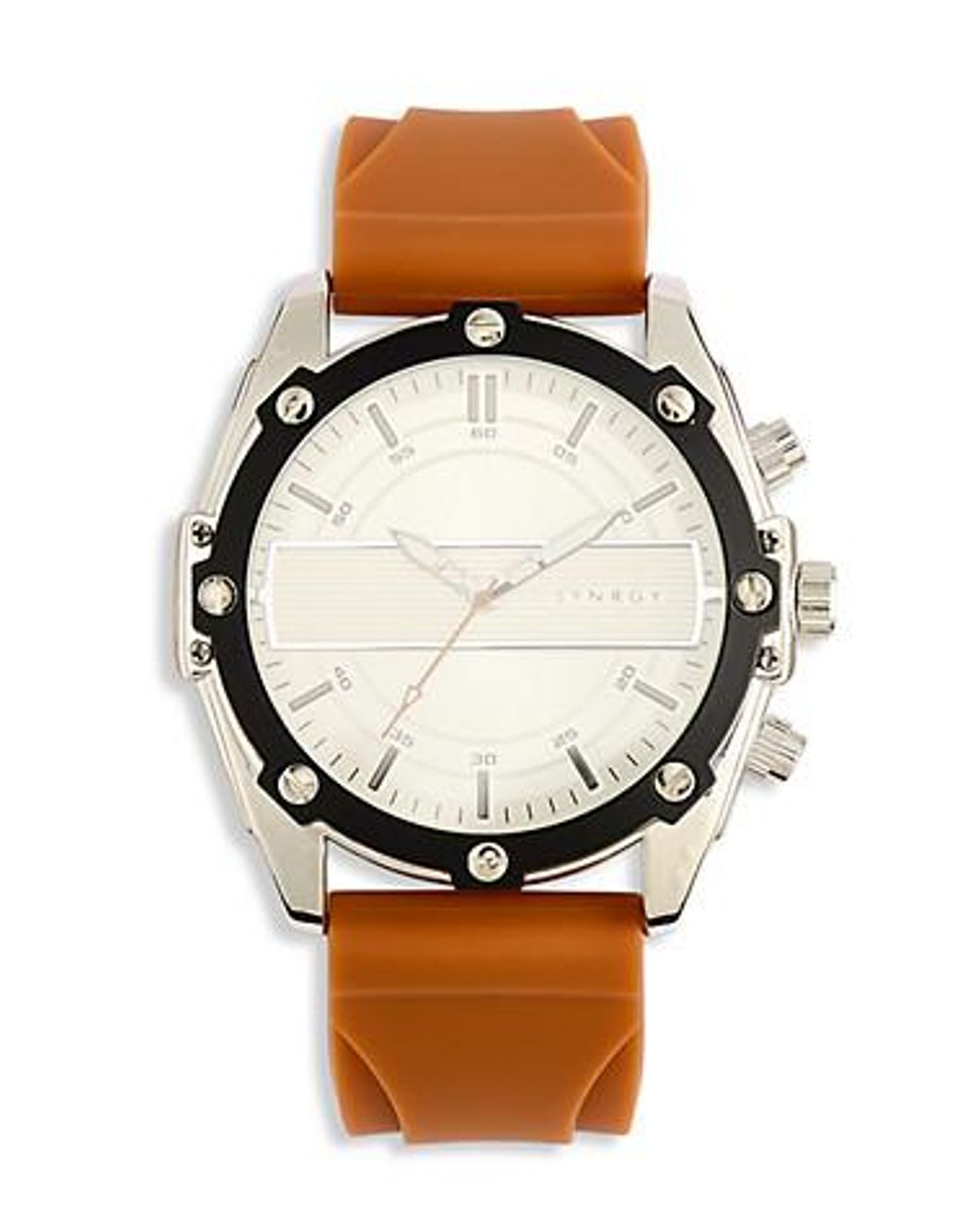 Synergy Big Tall Sport Band Watch in Orange for Men Lyst