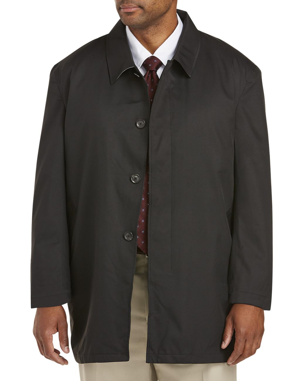 Jack Victor Big & Tall Reflex Raincoat in Black for Men | Lyst