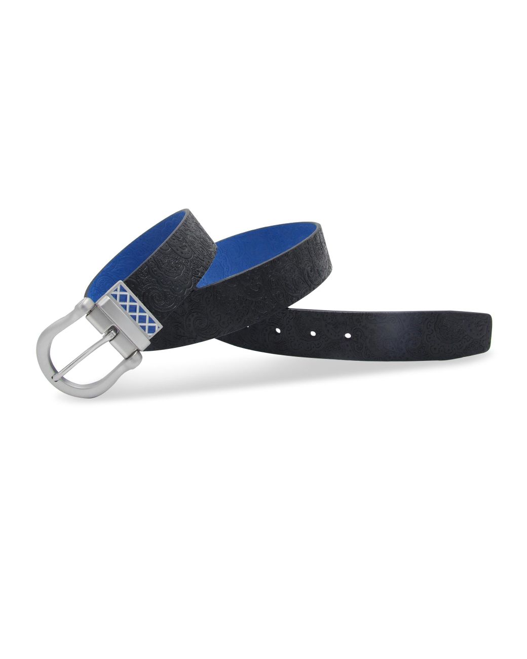 Reversible belt in black and navy blue - James - The Nines