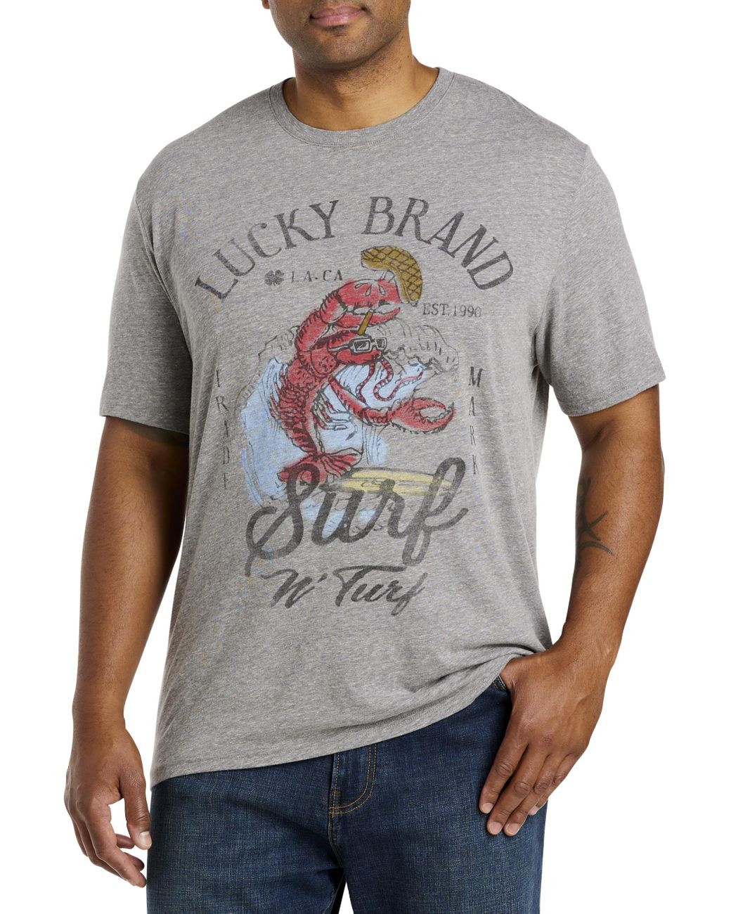 n Turf Graphic Tee in Grey (Gray 