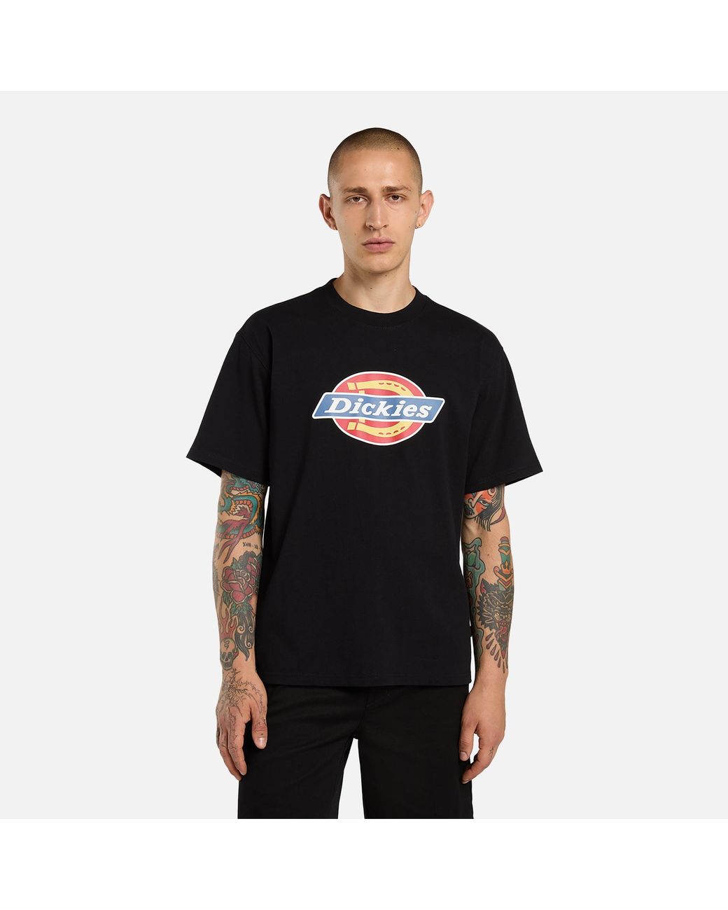 Dickies Black Icon Midweight T-Shirt for men
