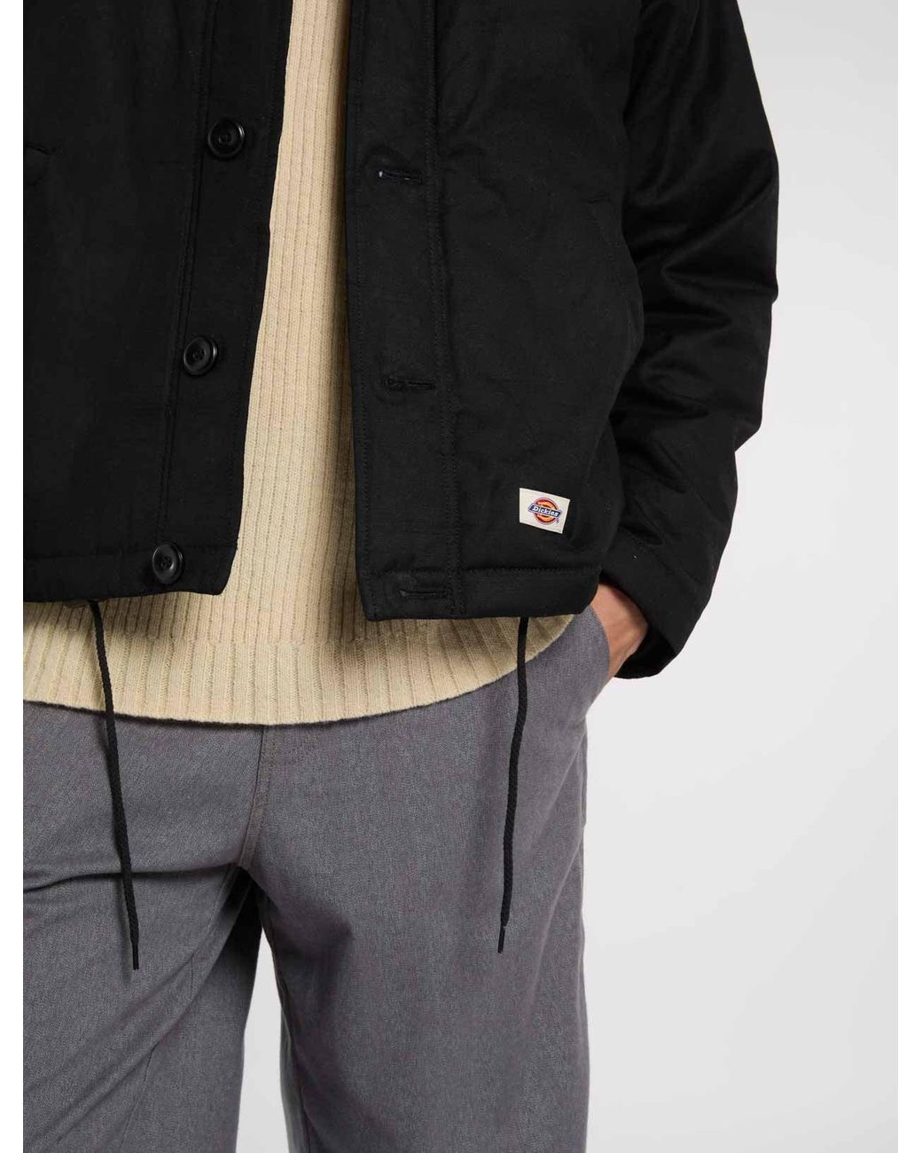 Dickies Black Eisenhower Waxed Jacket for men