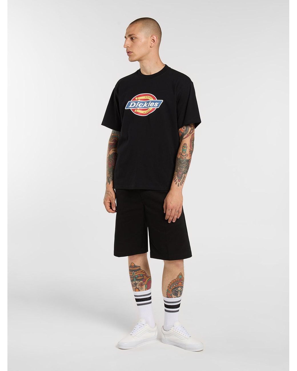 Dickies Black Icon Midweight T-Shirt for men