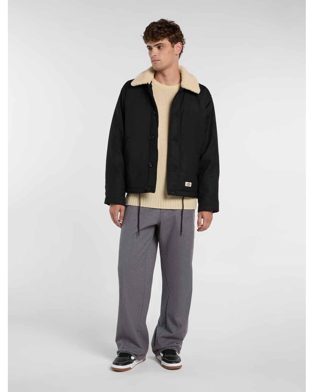 Dickies Black Eisenhower Waxed Jacket for men