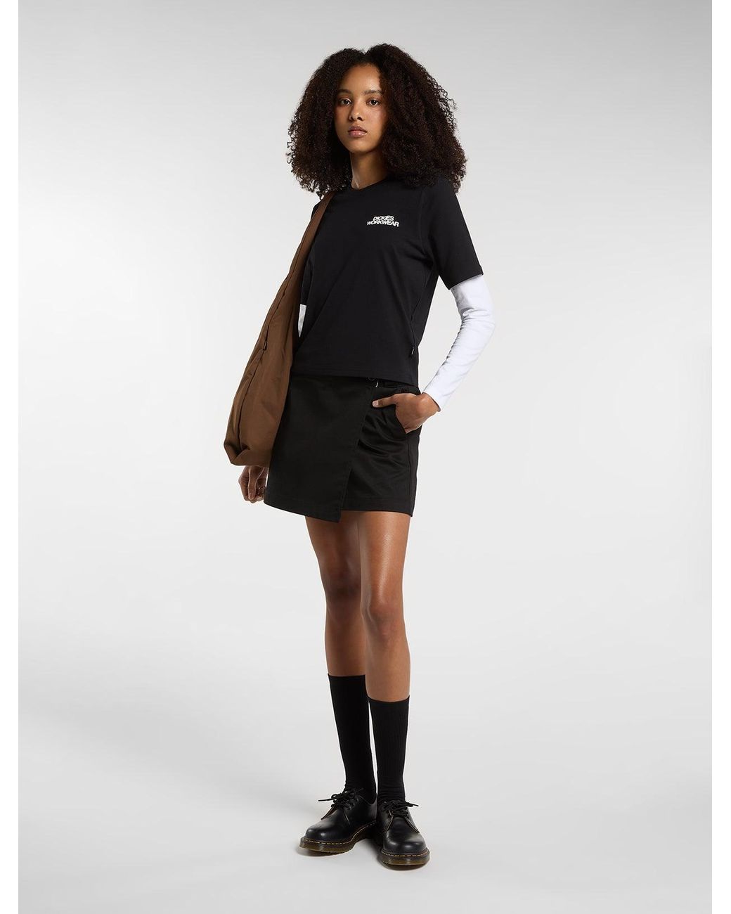 Dickies Black Union Wrap Skirt