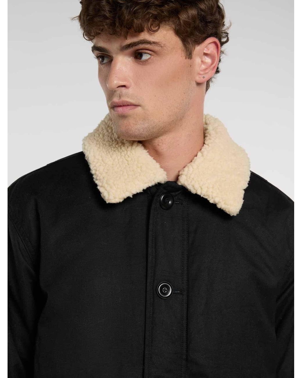 Dickies Black Eisenhower Waxed Jacket for men