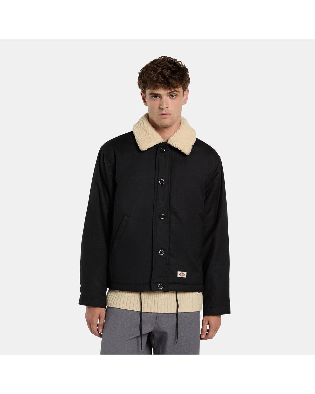 Dickies Black Eisenhower Waxed Jacket for men