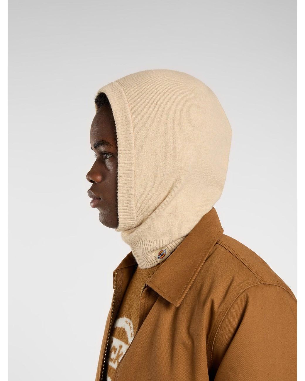 Dickies Natural Knitted Hood