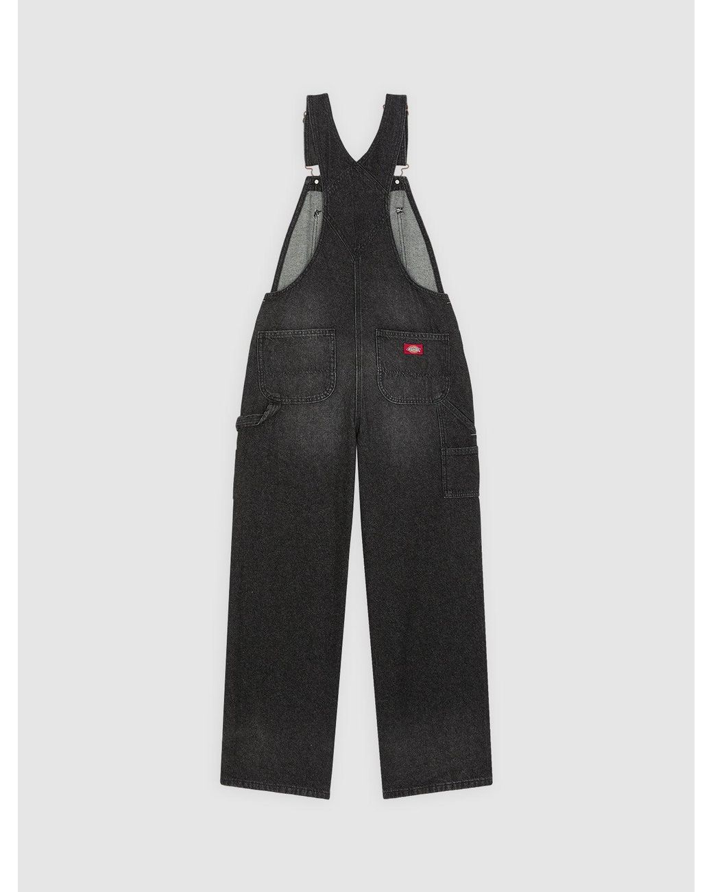 Dickies White Loose Denim Bib