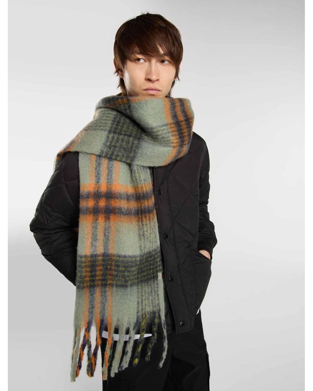 Dickies Green Oversized Scarf