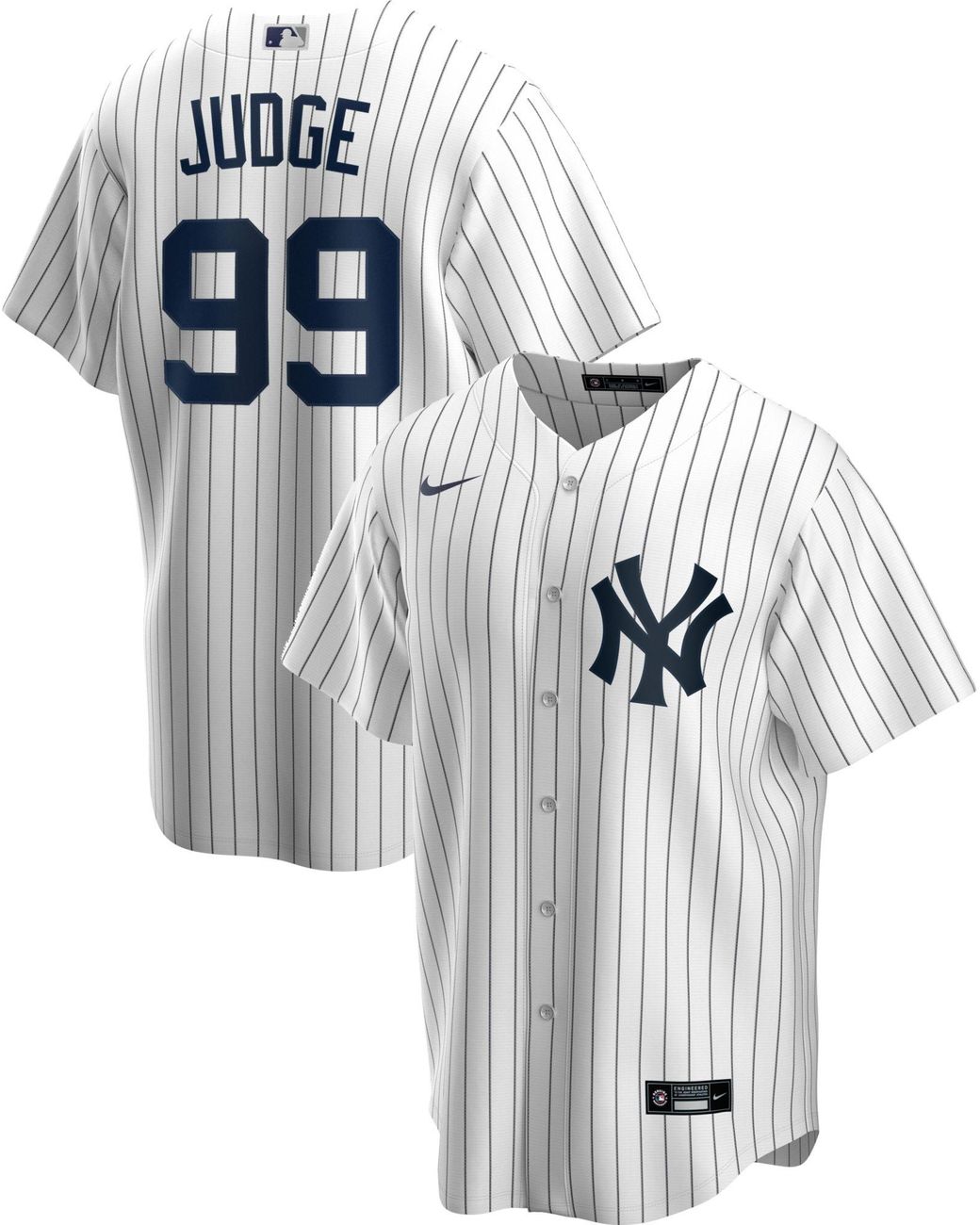 Nike Replica New York Yankees Aaron Judge #99 White Cool Base Jersey ...